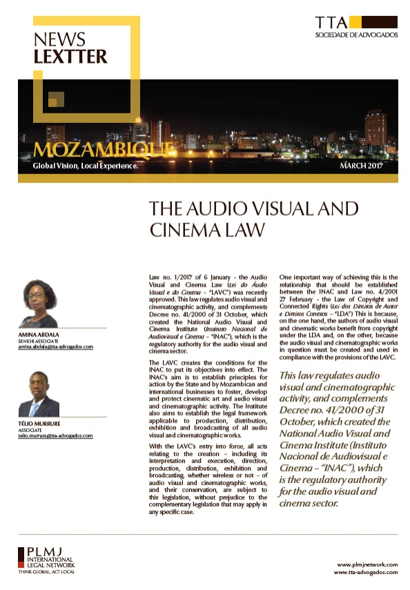 The Audio Visual and Cinema Law