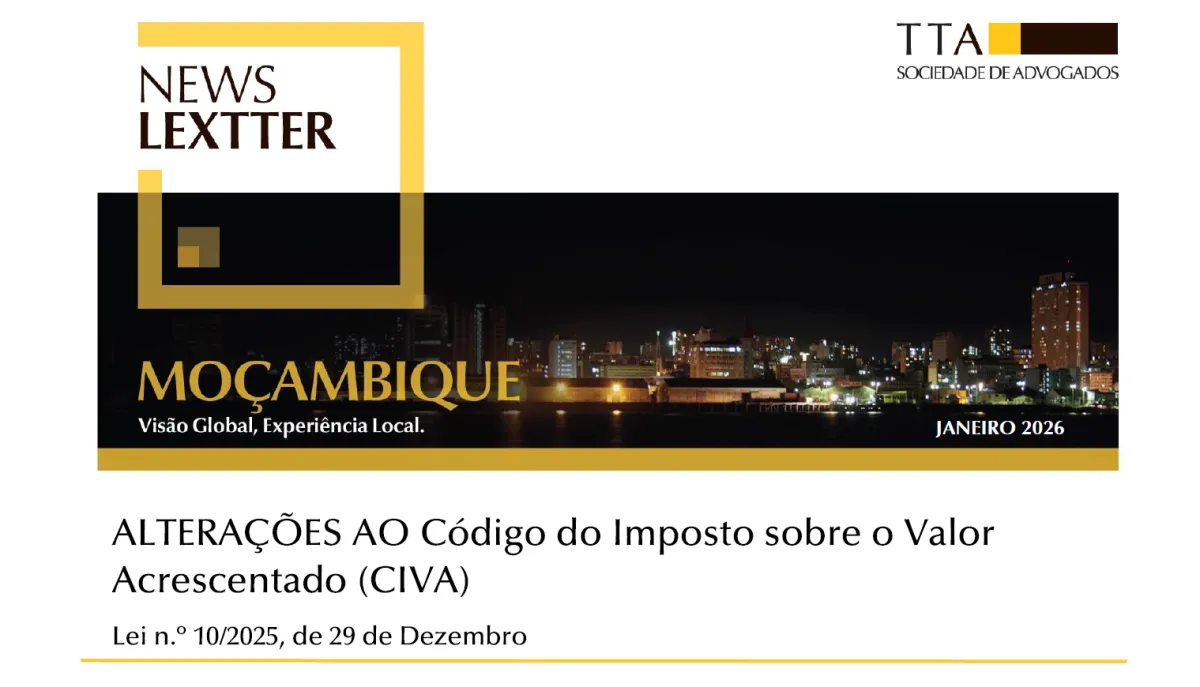 ALTERA&Ccedil;&Otilde;ES AO C&oacute;digo do Imposto sobre o Valor Acrescentado (CIVA)