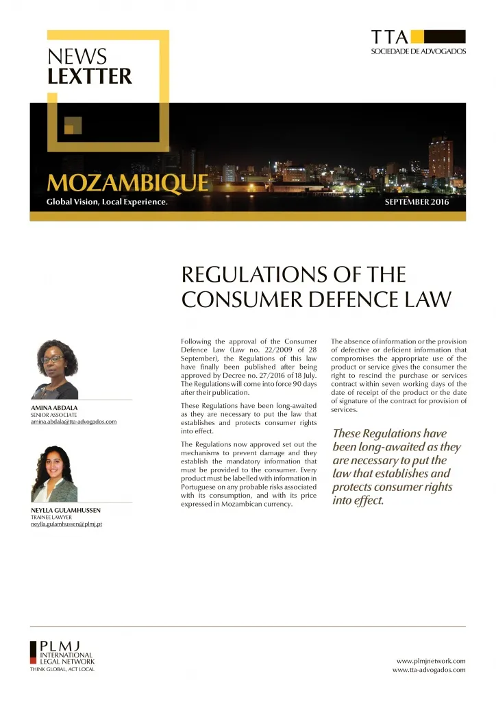 Regulations of the Consumer Defence Law