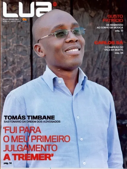 Tomás Timbane featured in interview with  Semanário SolÂ?s Lua Magazine 