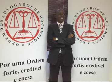 Tomás Timbane is a candidate for the presidency of the Mozambique Bar Association  