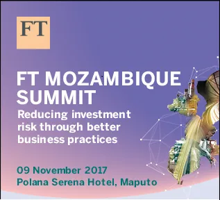 Tomás Timbane at the FT Mozambique Summit 2017
