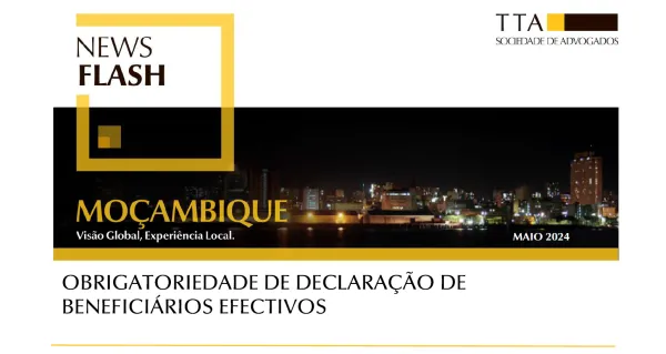 Obrigatoriedade de Declaração de Beneficiários Efectivos