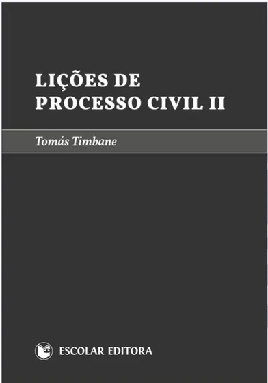 Tomás Timbane lança Volume II das “Lições de Processo Civil”