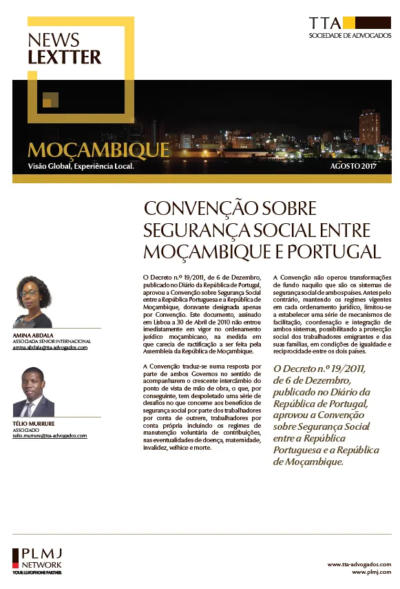 Convenção sobre Segurança Social entre Moçambique e Portugal