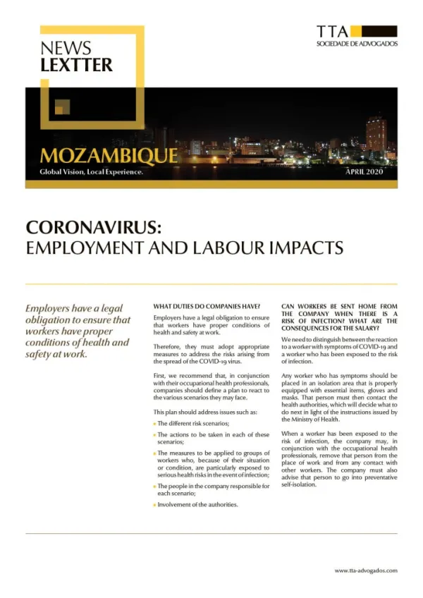 CORONAVIRUS: Employment and Labour Impacts