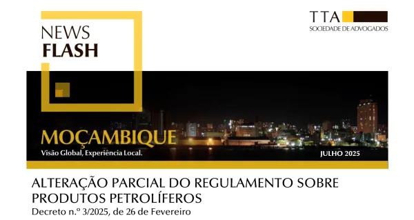 Alteração Parcial do Regulamento Sobre Produtos Petrolíferos 